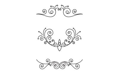 Luxury frames, borders and corners with ornate swirls V.3