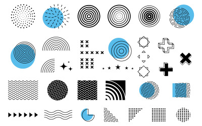 Modern och enkel abstrakt bakgrund med geometriska former och linje V.2