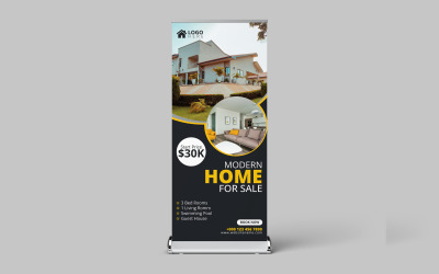 Projekt stoiska typu Roll Up Banner na wystawę