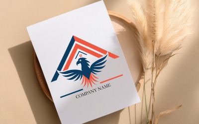 Modèles de logos de construction de maisons