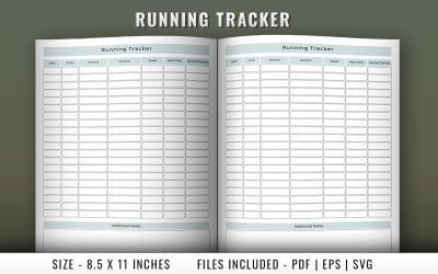 Pages intérieures du carnet de suivi de course