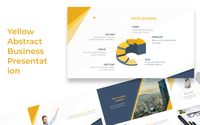 Yellow Abstract Business Presentation