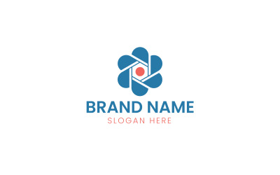 Iconisch bloemenvectorlogo-605