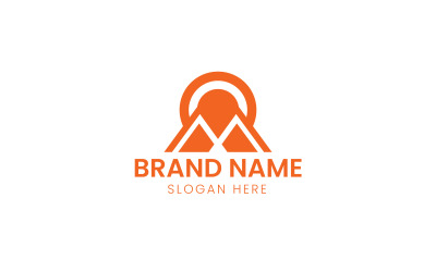 Letter M pin vector business logo-614