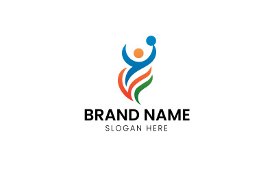 Logo de fitness humain-12-598