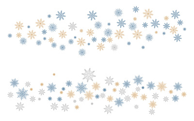 Snöflinga vinter bakgrund lager illustration designmall v.2
