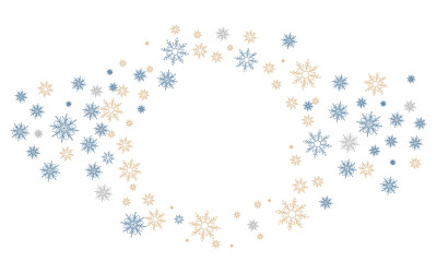 Snowflake winter background stock illustration design template v.4