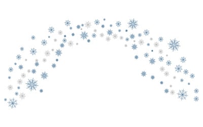 Snowflake winter background stock illustration design template v.7