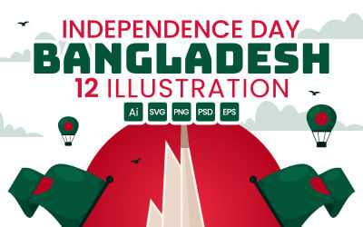 12 Bangladesh Independence Day Illustration