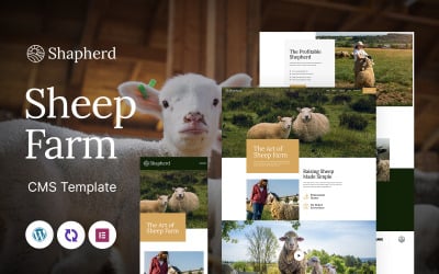 Shapherd - Sheep Farm Çok Amaçlı Duyarlı WordPress Teması