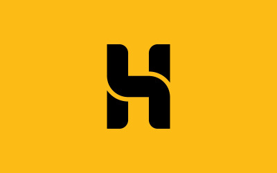 Design e modello del logo H. Iniziali dell&amp;#39;icona H creativa basate su lettere in vettore. 4