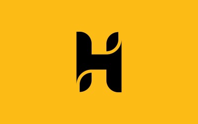 Design e modello del logo H. Iniziali dell&amp;#39;icona H creativa basate su lettere in vettore. 5