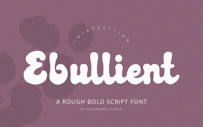 Ebullient - Fuente de escritura áspera