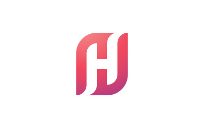 H-Logo-Design und -Vorlage. Kreative H-Symbol-Initialen basierend auf Buchstaben im Vektor. 11