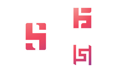 H-Logo-Design und -Vorlage. Kreative H-Symbol-Initialen basierend auf Buchstaben im Vektor. 16