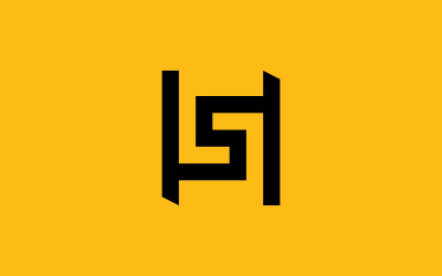 H-Logo-Design und -Vorlage. Kreative H-Symbol-Initialen basierend auf Buchstaben im Vektor. 3