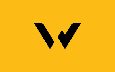 Progettazione e modello del logo W. Iniziali dell&amp;#39;icona W creative basate su lettere in vettore. 6