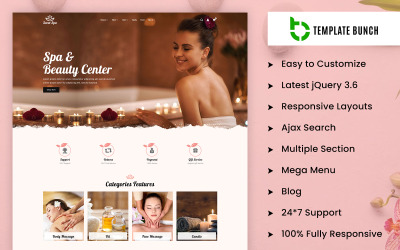 Scoot Spa - Responsivt Shopify-tema för e-handel