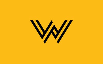 W Logo Design and template. Creative W icon initials based Letters in vector. 2