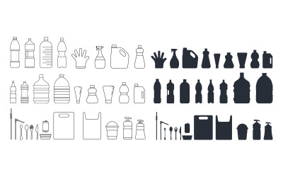 Water Pollution icon element vector stock illustration design template v.1