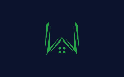 Design de logotipo vetorial W Home para você