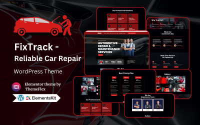 FixTrack - Spolehlivé autoservis téma WordPress