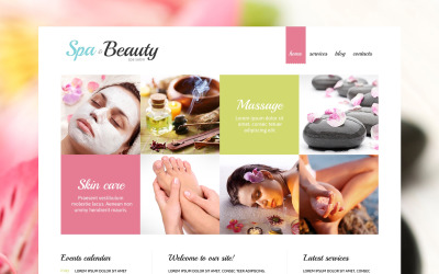 Joomla-mall för skönhetssalong