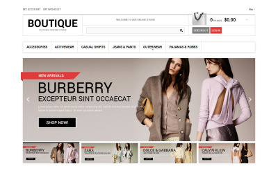 Kläder Boutique Magento Theme