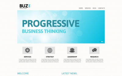 Redovisningswebb Responsiv Joomla-mall