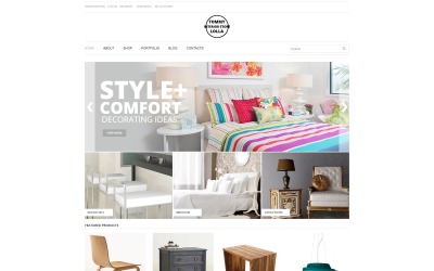 Template WooCommerce Responsive #47410 "Interior Store"