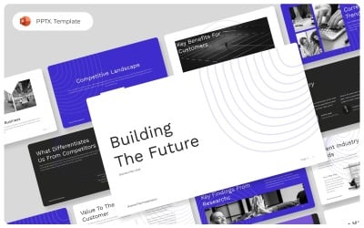 Costruire il futuro - Modello di PowerPoint per il piano aziendale