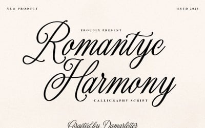 Pismo kaligraficzne Romantyc Harmony