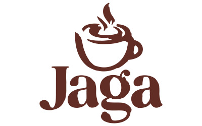 Coffee shop company logo illustration