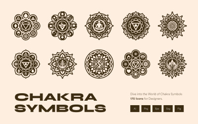 Chakra Symbolen Collectie