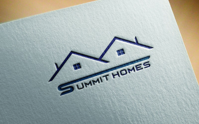 Modello del logo Summit Home