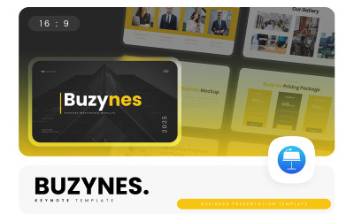 Buzynes - Szablon prezentacji biznesowej Keynote