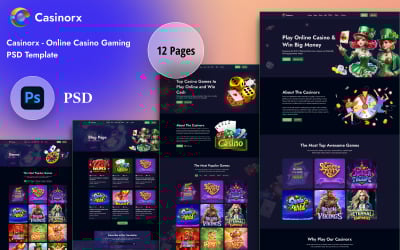 Casinorx - Modèle PSD de jeux de casino en ligne
