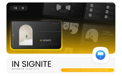 In Signite – Minimalistische Keynote-Vorlage