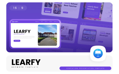 Learfy – 教育主题演讲模板