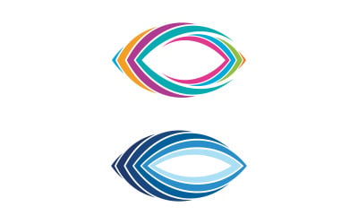 Branding Identity Corporate healthy life Eye Care vector logo design template
