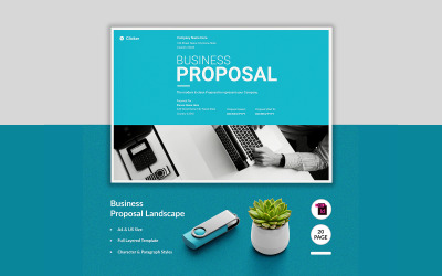 Business Proposal Template Landscape