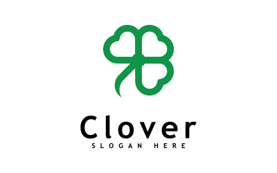 Clover Leaf Logo Template Design 6