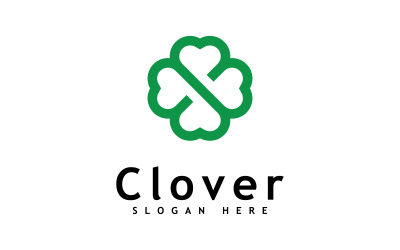 Clover Leaf Logo Template Design 7
