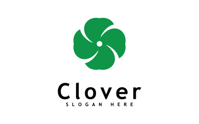 Clover Leaf Logo Template Design 8