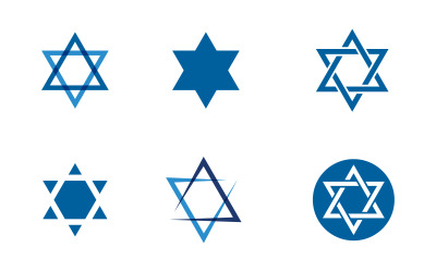 Star David vektor ikon design illustration mall