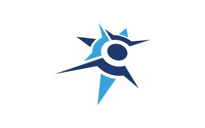 Compass vector icon logo illustration design Template v.6