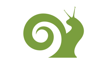 Illustrazione del logo dell&amp;#39;icona vettoriale della lumaca di bellezza Modello di progettazione v.18