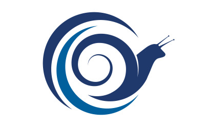 Illustrazione del logo dell&amp;#39;icona vettoriale della lumaca di bellezza Modello di progettazione v.20