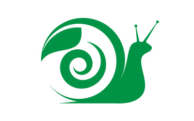 Schönheit Schnecke Vektor Symbol Logo Illustration Design Vorlage v.11