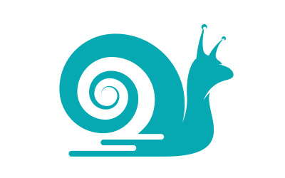 Schönheit Schnecke Vektor Symbol Logo Illustration Design Vorlage v.1